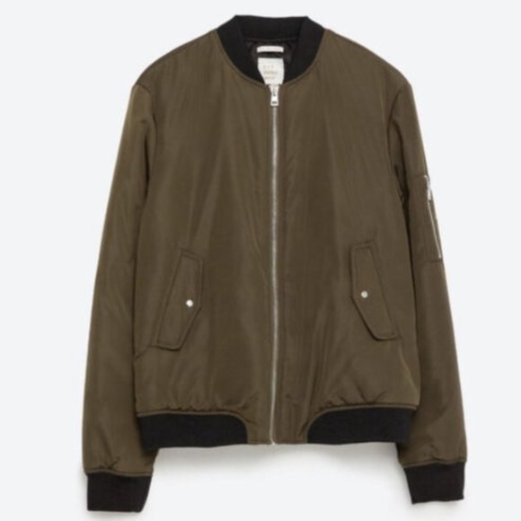 Zara Trafaluc Outwear Bomber Jacket - Picture 1 of 11